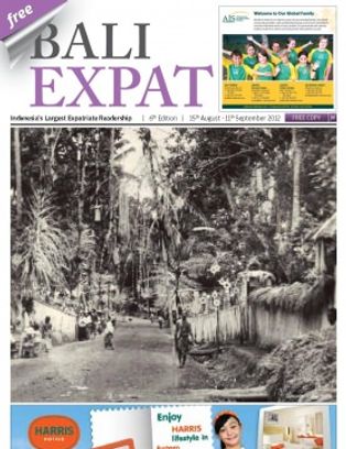 Bali Expat Magazine Aug 15 - Sept 11, 2012 issue – Get your digital copy