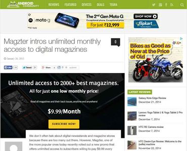 Magzter intros unlimited monthly access to digital magazines