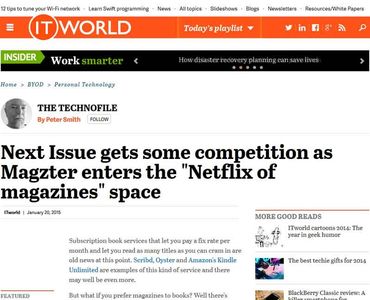 Next Issue gets some competition as Magzter enters the 