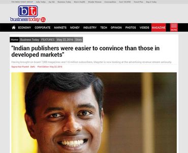 Indian publishers were easier to convince than those in developed markets