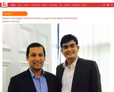 Magzter and Nuggets Media join hands to augment the Digital India initiative