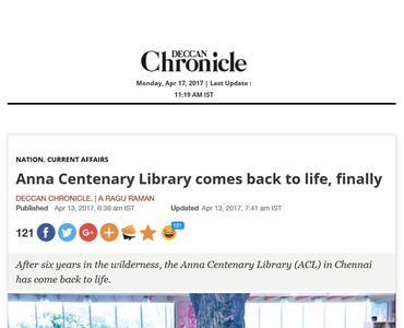 Anna Centenary Library comes back to life, finally