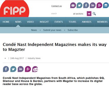 Condé Nast Independent Magazines makes its way to Magzter