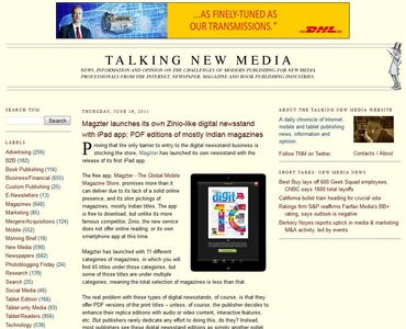 Magzter launches its own Zinio-like digital newsstand with iPad app; PDF editions of mostly Indian magazines