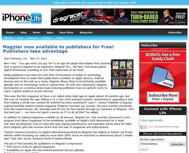 Magzter now available to publishers for Free! Publishers take advantage