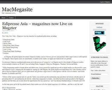 Edipresse Asia – magazines now Live on Magzter