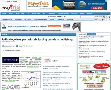 JetPrivilege inks pact with six leading brands in publishing