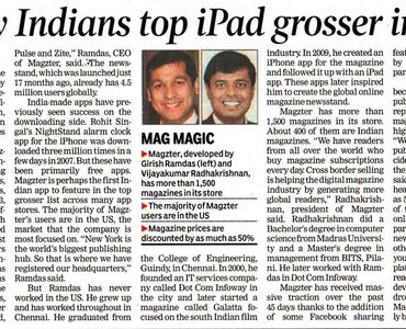 An app by Indians is No. 1 grosser on the Apple iPad