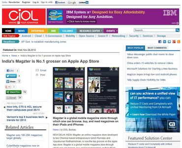 India's Magzter is No.1 grosser on Apple App Store