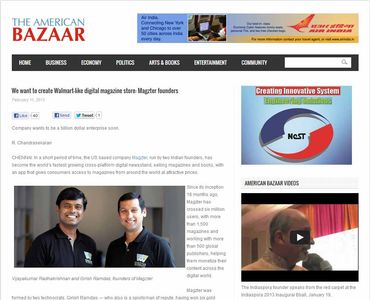 We want to create Walmart-like digital magazine store: Magzter founders