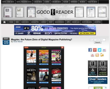 Magzter, the Future Zinio of Digital Magazine Publishing?