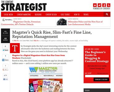 Magzter's Quick Rise, Slim-Fast's Fine Line, Reputation Management