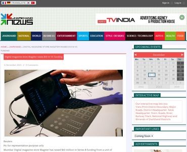 Digital magazine store Magzter raises $10 m VC funding