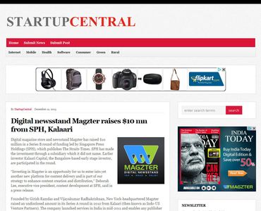 Digital newsstand Magzter raises $10 mn from SPH, Kalaari