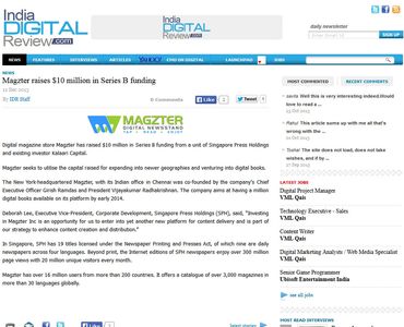 Magzter raises $10 million in Series B funding