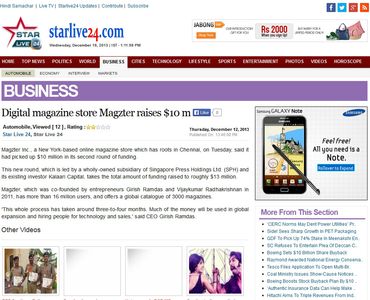Digital magazine store Magzter raises $10 m