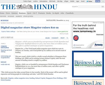 Digital magazine store Magzter raises $10 m