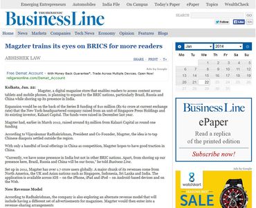 Magzter trains its eyes on BRICS for more readers