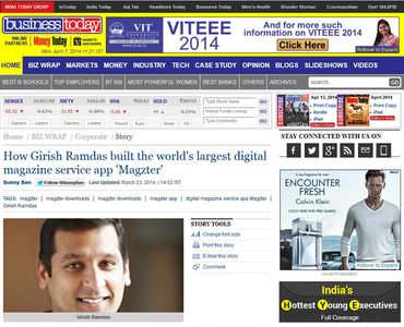 How Girish Ramdas built the world's largest digital magazine service app 'Magzter'