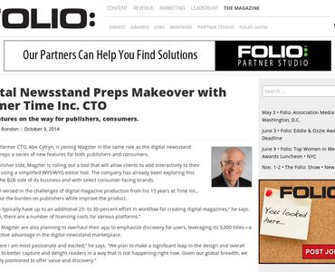 Digital Newsstand Preps Makeover with Former Time Inc. CTO