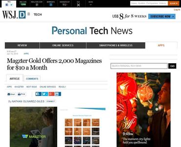 Magzter Gold Offers 2,000 Magazines for $10 a Month