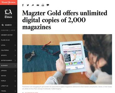 Magzter Gold offers unlimited digital copies of 2,000 magazines